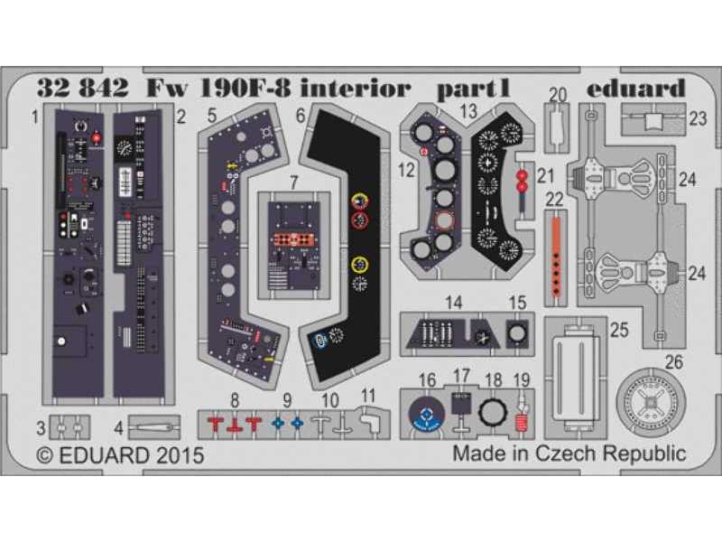 Fw 190F-8 interior S. A. 1/32 - Revell - zdjęcie 1