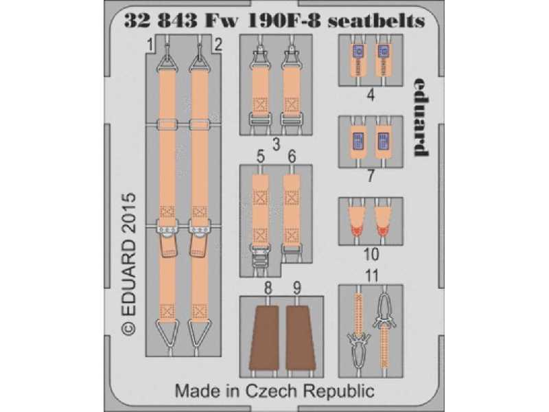 Fw 190F-8 seatbelts 1/32 - Revell - zdjęcie 1 Fw 190F-8 seatbelts 1/32 - Revell - zdjęcie 1