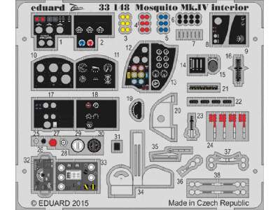 Mosquito Mk. IV interior 1/32 - Hk Models - zdjęcie 1