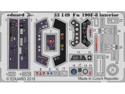 Fw 190F-8 interior S. A. 1/32 - Revell - zdjęcie 1