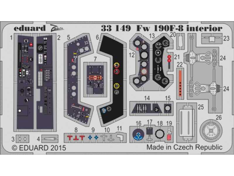 Fw 190F-8 interior S. A. 1/32 - Revell - zdjęcie 1 Fw 190F-8 interior S. A. 1/32 - Revell - zdjęcie 1