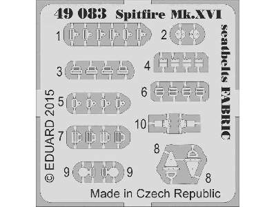 Spitfire Mk. XVI seatbelts FABRIC 1/48 - Eduard - zdjęcie 2