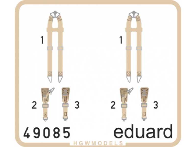 Seatbelts Luftwaffe WWII bombers SUPERFABRIC 1/48 - zdjęcie 1