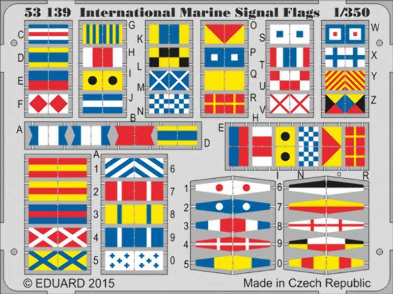 International Marine Signal Flags 1/350 - zdjęcie 1 International Marine Signal Flags 1/350 - zdjęcie 1
