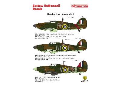 Kalkomania - Hawker Hurricane Mk I - zdjęcie 2