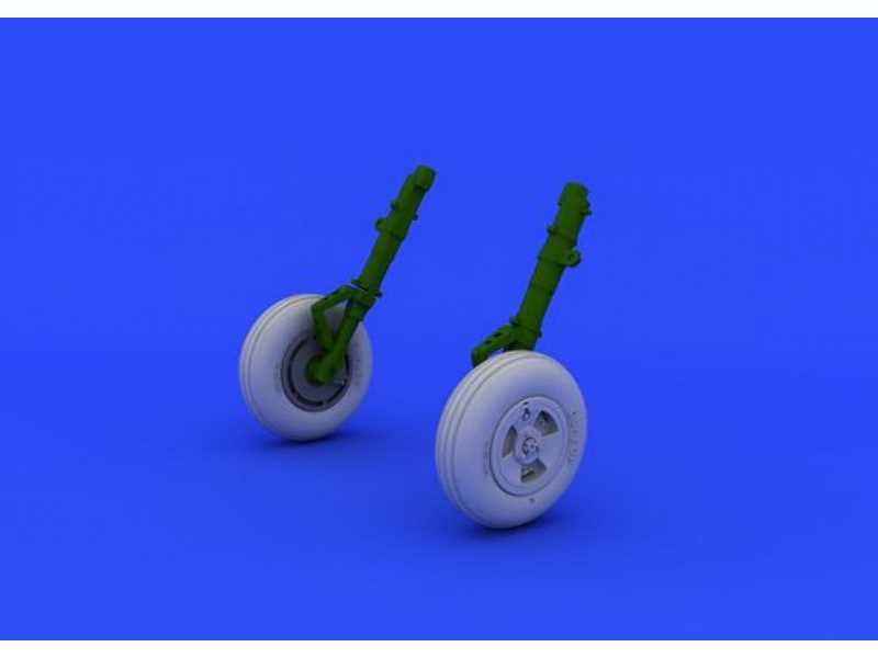 Spitfire Mk. XVI wheels - 3 spoke 1/48 - Eduard - zdjęcie 1 Spitfire Mk. XVI wheels - 3 spoke 1/48 - Eduard - zdjęcie 1
