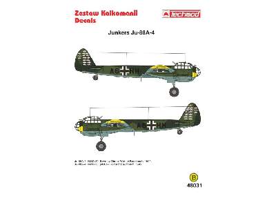 Kalkomania - Junkers Ju 88A-4 - zdjęcie 2