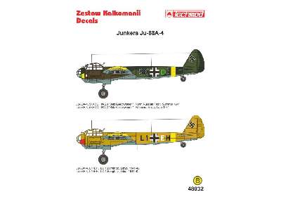 Kalkomania - Junkers Ju 88A-4 - zdjęcie 2