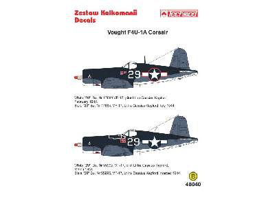 Kalkomania - Vought F4U-1A Corsair - zdjęcie 2