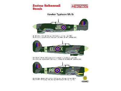 Kalkomania - Hawker Typhoon IB - zdjęcie 2