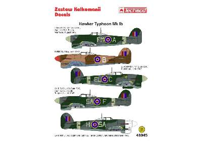 Kalkomania - Hawker Typhoon IB - zdjęcie 2