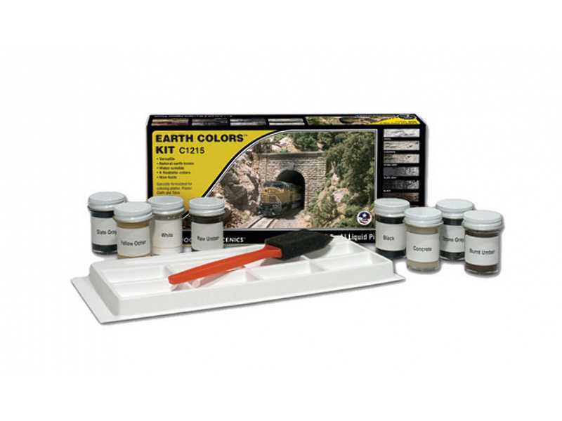 Earth Colors Kit (8 pigments) - zdjęcie 1 Earth Colors Kit (8 pigments) - zdjęcie 1