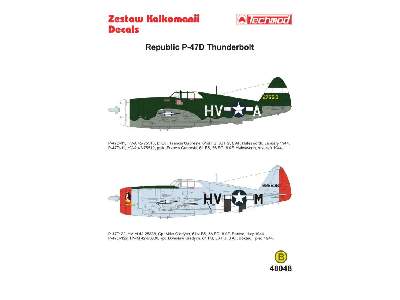 Kalkomania - Republic P-47D Thunderbolt - zdjęcie 2