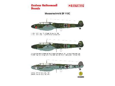 Kalkomania - Messerschmitt Bf 110C - zdjęcie 2