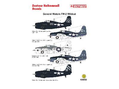 Kalkomania - General Motors FM-2 Wildcat - zdjęcie 2