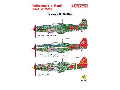 Kalkomania - Kawasaki Ki-61 Hien - zdjęcie 2