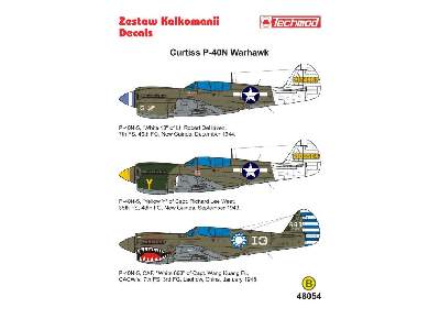 Kalkomania - Curtiss P-40N-5 Warhawk - zdjęcie 2