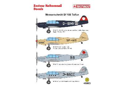 Kalkomania - Messerschmitt Bf 108 Taifun - zdjęcie 2