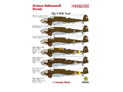 Kalkomania - PZL-37 Łoś - zdjęcie 2