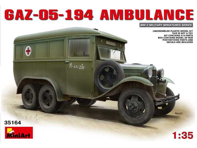 Gaz-05-194 Ambulans - zdjęcie 1 Gaz-05-194 Ambulans - zdjęcie 1