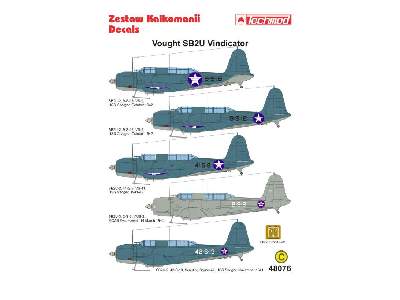 Kalkomania - Vought SB2U Vindicator - zdjęcie 2