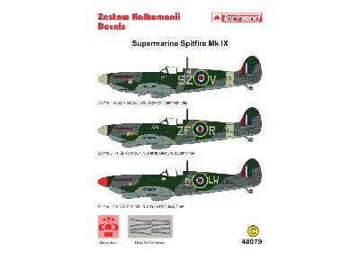 Kalkomania - Supermarine Spitfire IX - zdjęcie 2