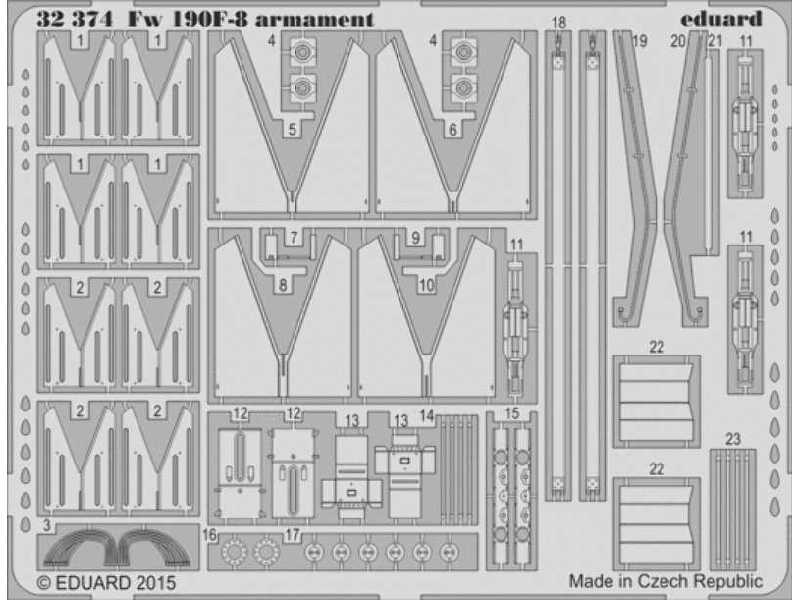 Fw 190F-8 armament 1/32 - Revell - zdjęcie 1 Fw 190F-8 armament 1/32 - Revell - zdjęcie 1