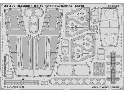 Mosquito Mk. IV exterior/ engines 1/32 - Hk Models - zdjęcie 2