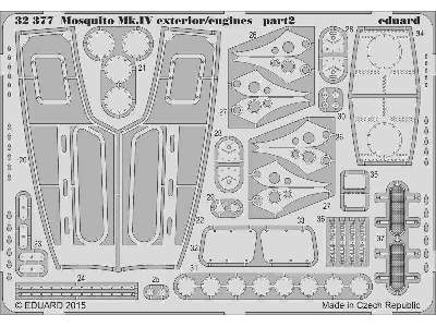 Mosquito Mk. IV exterior/ engines 1/32 - Hk Models - zdjęcie 2