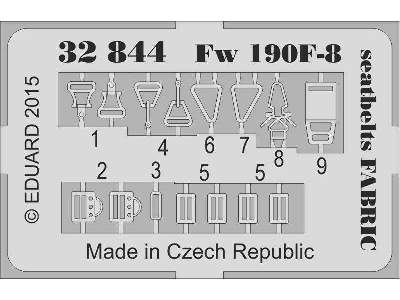 Fw 190F-8 seatbelts FABRIC 1/32 - Revell - zdjęcie 2