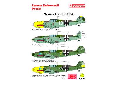 Kalkomania - Messerschmitt Bf 109E-4 - zdjęcie 2