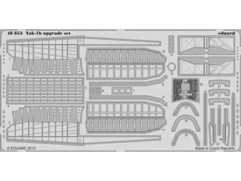 Yak-1b upgrade set 1/48 - Eduard - zdjęcie 1