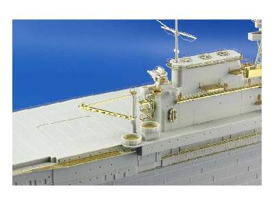 USS CV-5 Yorktown part 3 superstructure 1/350 - Merit - zdjęcie 7