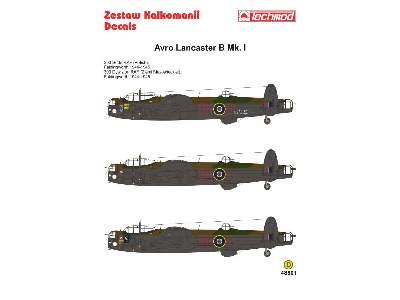 Kalkomania - Avro Lancaster B.I - zdjęcie 2