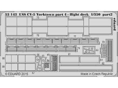 USS CV-5 Yorktown part 4 flight deck 1/350 - Merit - zdjęcie 2