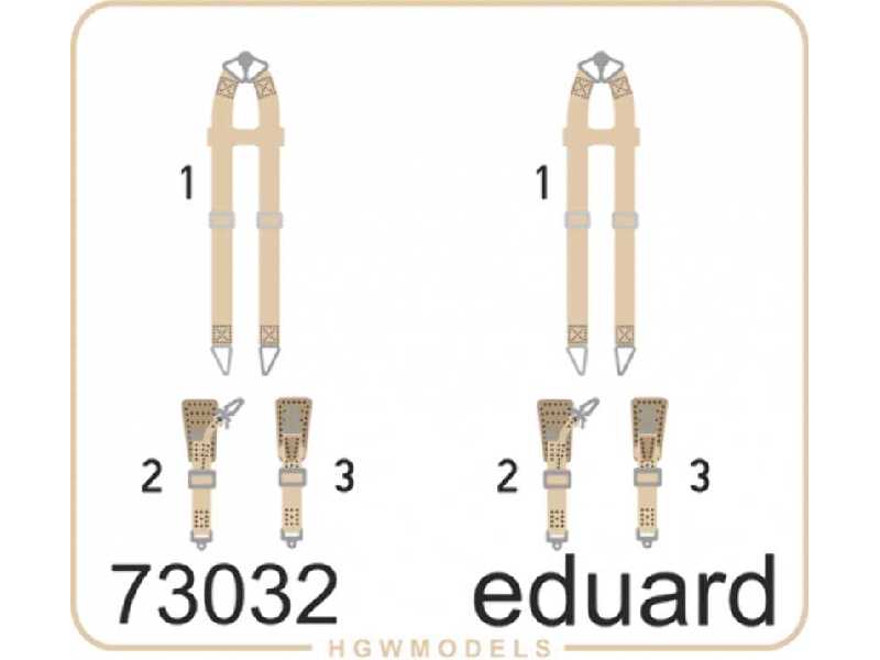 Seatbelts Luftwaffe WWII bombers SUPER FABRIC 1/72 - zdjęcie 1 Seatbelts Luftwaffe WWII bombers SUPER FABRIC 1/72 - zdjęcie 1