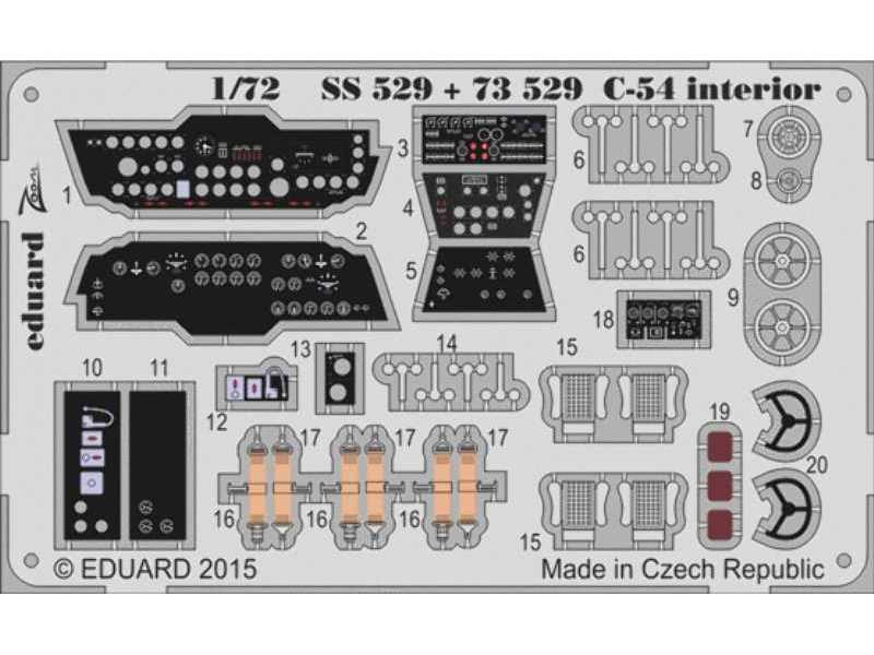 C-54 interior S. A. 1/72 - Revell - zdjęcie 1 C-54 interior S. A. 1/72 - Revell - zdjęcie 1