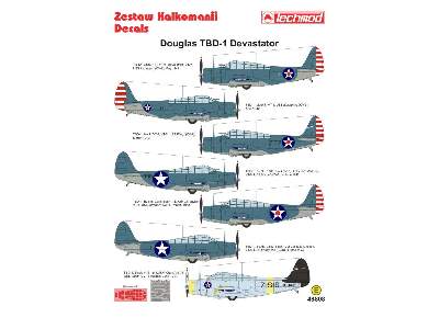 Kalkomania - Douglas TBD-1 Devastator - zdjęcie 2