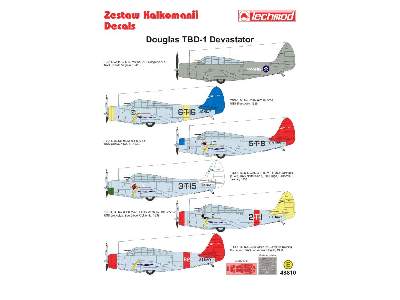 Kalkomania - Douglas TBD-1 Devastator - zdjęcie 2