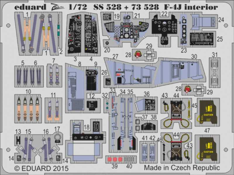 F-4J interior S. A. 1/72 - Academy - zdjęcie 1