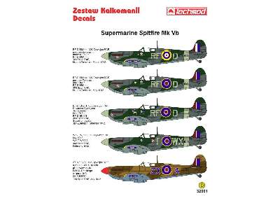 Kalkomania - Supermarine Spitfire Mk VB - zdjęcie 2