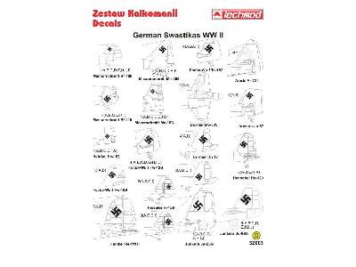 Kalkomania - Niemieckie swastyki - II Wojna Światowa - zdjęcie 2
