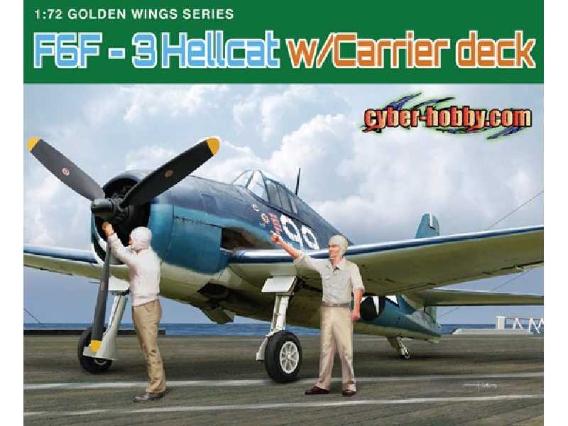 F6F-3 Hellcat w/Carrier Deck - Wing Tech Series - zdjęcie 1 F6F-3 Hellcat w/Carrier Deck - Wing Tech Series - zdjęcie 1