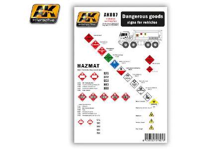 DangeroUS Goods Signs For Vehicles - zdjęcie 1