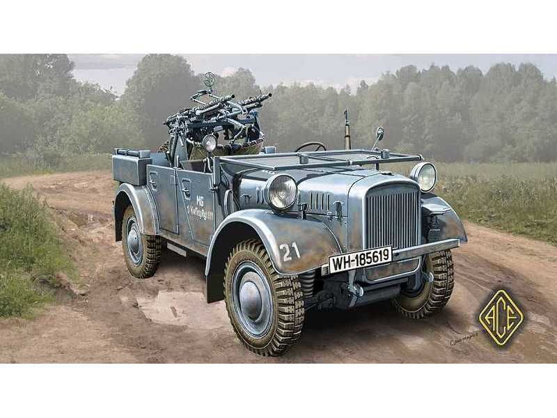 Model: Kfz.4 Truppenluftschutzkraftwagen - A.A. motor vehicle - zdjęcie 1 Model: Kfz.4 Truppenluftschutzkraftwagen - A.A. motor vehicle - zdjęcie 1
