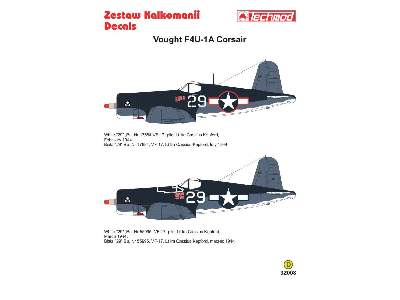 Kalkomania - Vought F4U-1A Corsair - zdjęcie 2