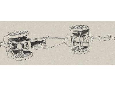 Amerykańska haubica 155mm model 1918 - drewniane koła - zdjęcie 6