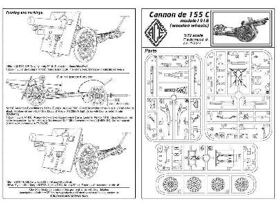 Amerykańska haubica 155mm model 1918 - drewniane koła - zdjęcie 15