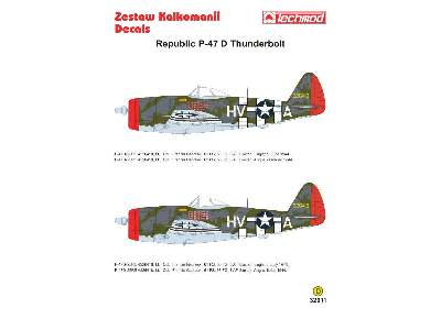 Kalkomania - Republic P-47D Thunderbolt - zdjęcie 2