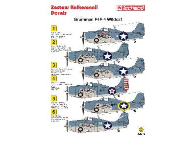 Kalkomania - Grumman F4F-4 Wildcat - zdjęcie 2